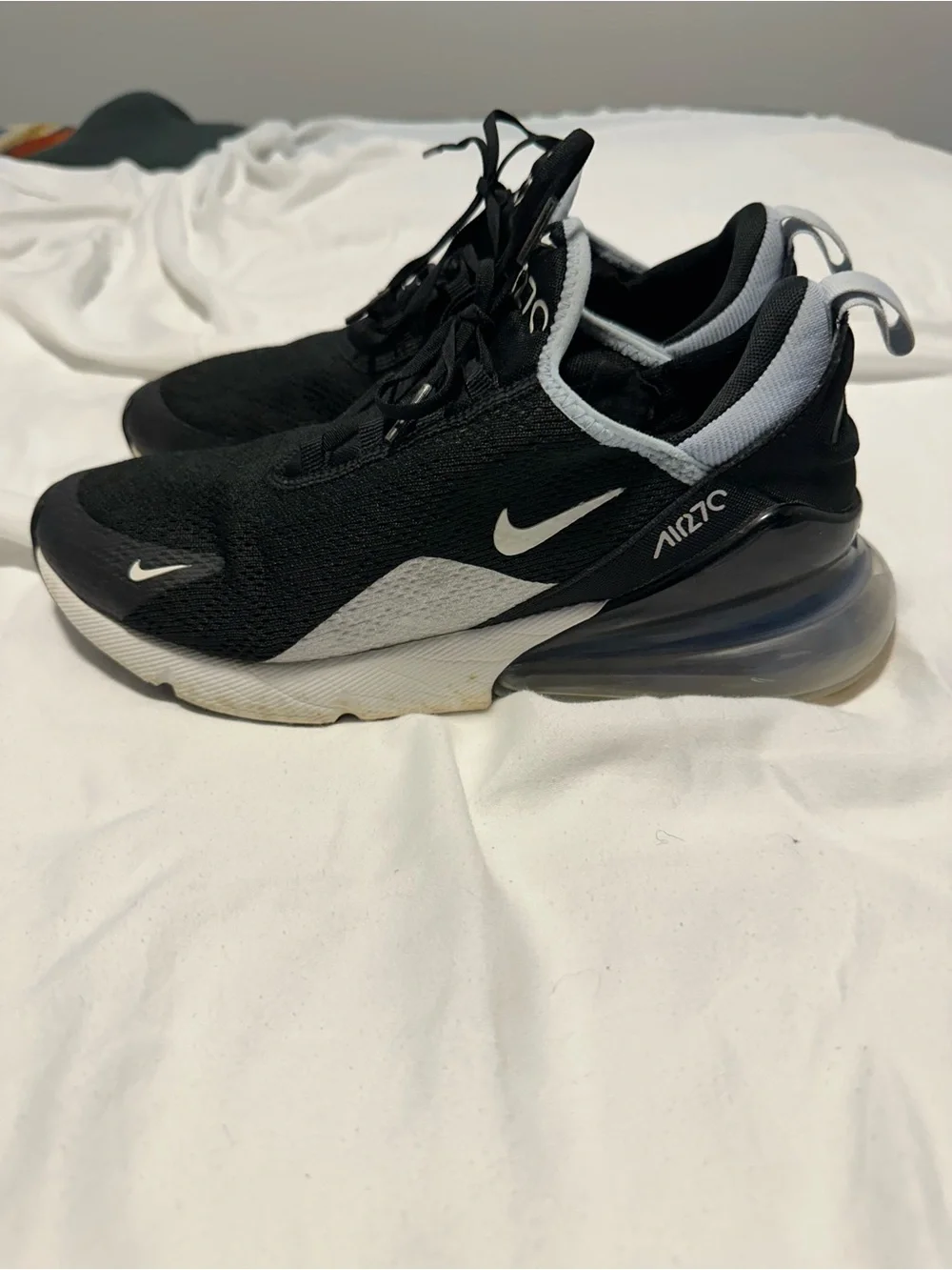 Nike Women’s Air Max 270 Sneakers - Black & Gray - Picture 2 of 7